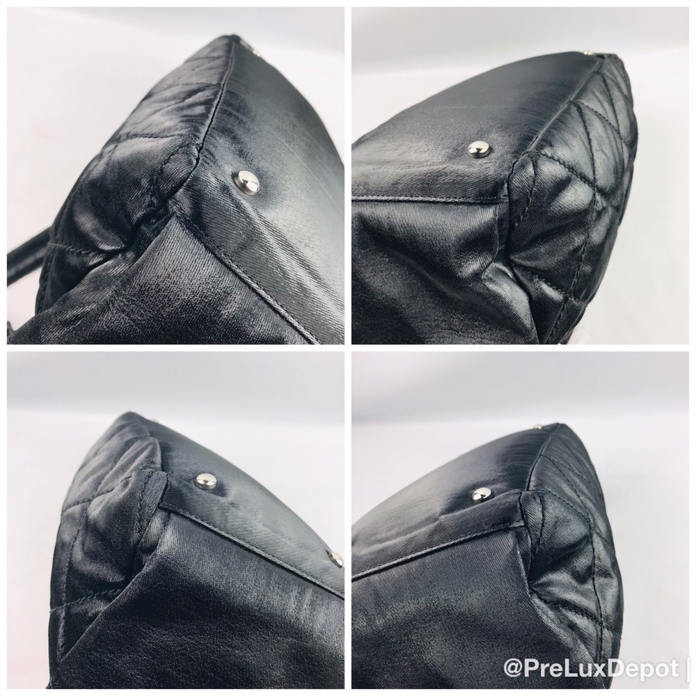 Authentic Chanel Shine Fabric Material Hobo Bag - Picture 5 of 8